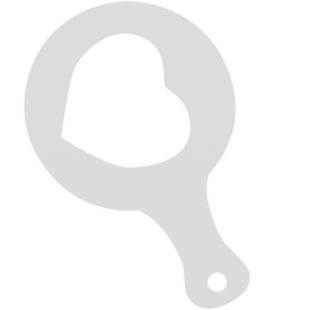 CAFE RHYME/咖啡之韵 咖啡拉花 花式咖啡印花模具 咖啡喷花模型