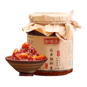 谢瑞真山东辣椒酱剁椒酱下饭菜