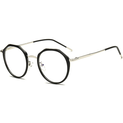 复古个性防辐射无度数圆框眼镜