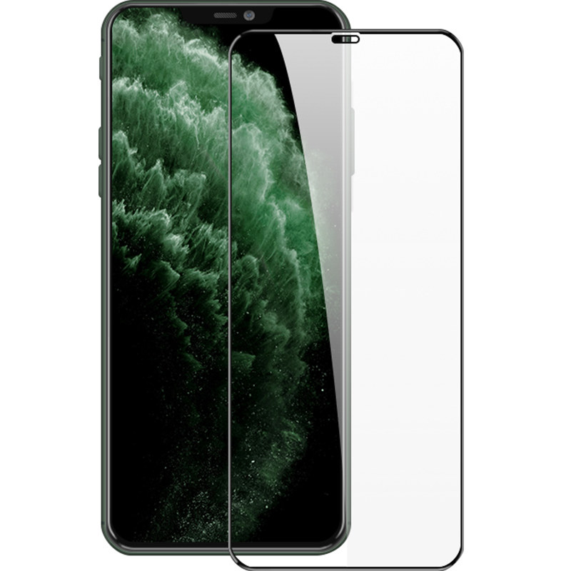 适用iphone11pro钢化膜苹果11全屏覆盖11promax手机防摔抗蓝光全包pormax无白边pro max玻璃贴