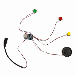 音乐播放芯片MP3模块科学发明科技小制作益智拼装配件插卡TF内存