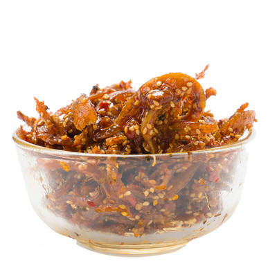 即食香辣8斤充饥夜宵一箱凤尾鱼