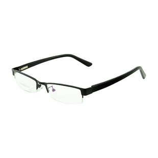 金钛美男女近视镜有度数可配镜半框学生商务镜架成镜瘦窄脸型镜框