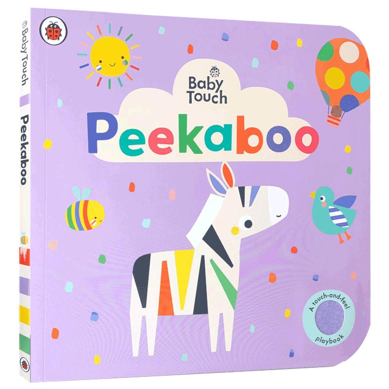 英文原版Baby Touch: Peekaboo躲猫猫触摸书幼儿认知启蒙读物 撕不烂 Peekaboo躲猫猫Rainbow彩虹Playbook触摸书婴儿早教babytouch