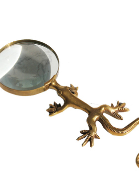 北欧正品进口手工黄铜放大镜