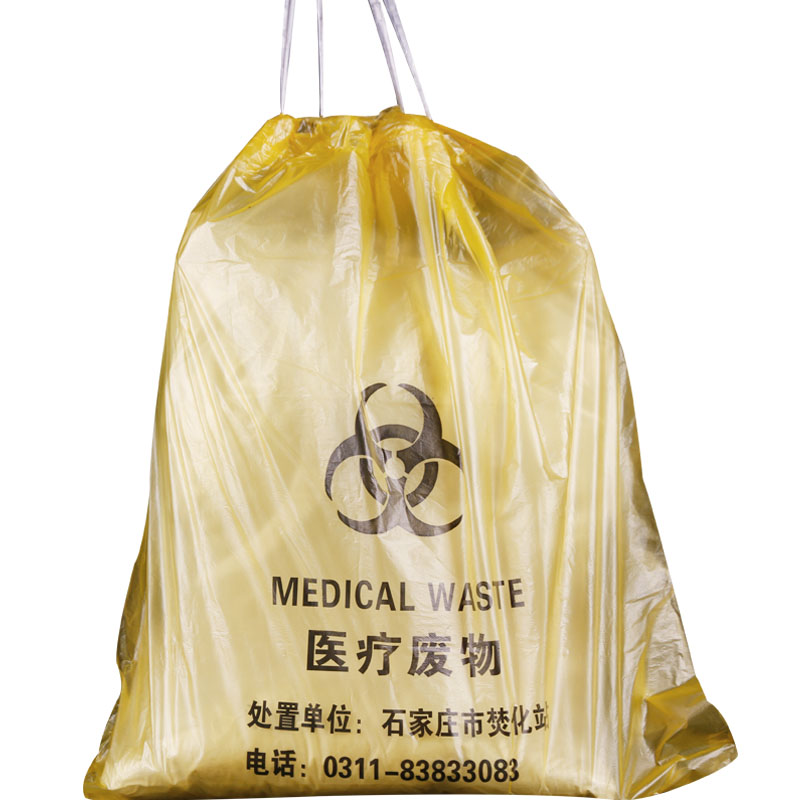 单层医用平口式60*63cm垃圾袋