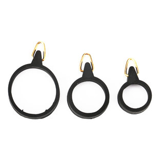 鱼竿挂钩器挂饵器挂钩勾圈鱼竿中通矶钓前打路亚竿杆环器圈渔具