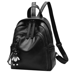 双肩包包女2025新款潮时尚简约百搭明星同款背包学院风大学生书包