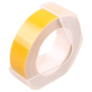 韩国MOTEX标签机色带12mm手动标签带标价机打码机摩登思凹凸3D刻字机dymo达美1575/1540打价格便签机打印字机