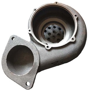 潜水泵蜗壳6孔铁泵头3寸4寸底座底网铝叶轮出水口油缸盖水泵配件