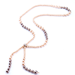 毛衣链女长款韩版时尚珍珠项链流苏吊坠挂件气质卡扣装饰挂件配饰