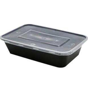长方形一次性餐盒外卖快餐食品级便当打包盒圆形透明塑料饭盒汤碗