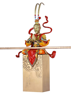 纯铜齐天大圣斗战胜佛玄关装饰品
