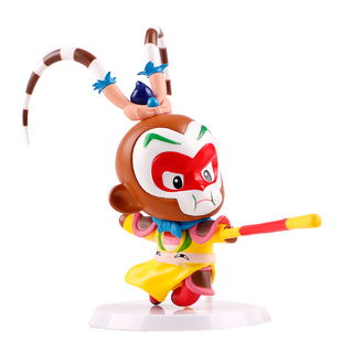 美影正版 大闹天宫孙悟空手办 齐天大圣Q版盒蛋动漫模型摆件