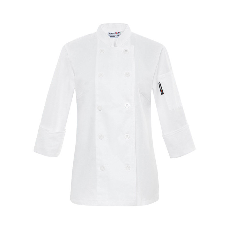 厨师服长袖男酒店餐饮厨师工作服厨房短袖工装制服厨师服透气薄款