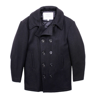 授权ROTHCO Wool Peacoat美产军迷用740海军水手短大衣羊毛双排扣