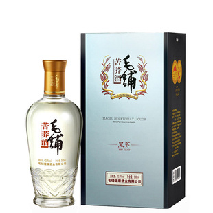 【湖北特产】42度劲牌毛铺黑荞酒苦荞酒500ml*6瓶整箱装包邮快递
