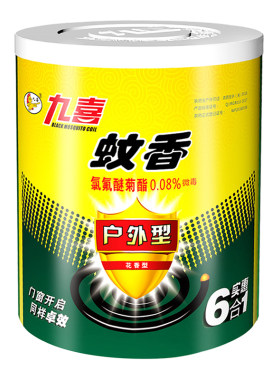 九喜蚊香户外型大盘桶装家用