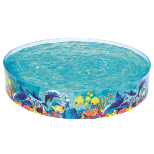 正品透明硬胶水池婴儿游泳池家庭戏水池养鱼池洗澡加厚加大免充气