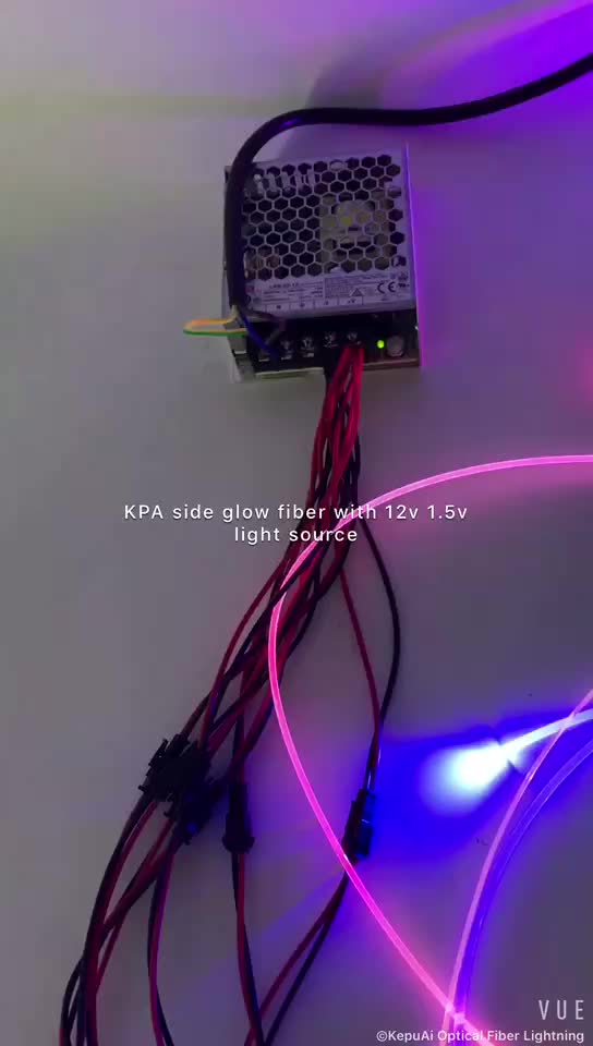 Mini 3w 12v Fiber Optic Projector Led Light Engine For Car Side Glow