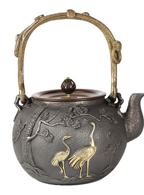 日本无涂层南部鎏金功夫茶具