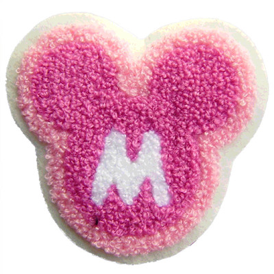 需手工缝制毛衣贴卡通米老鼠衣服补丁贴童装装饰辅料M毛巾绣M603