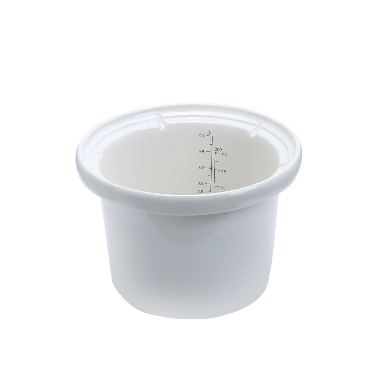 炖锅配件通用煲汤白陶瓷内胆紫砂锅陶瓷盖子1.5L 2.5 3.5 4.5L/6L