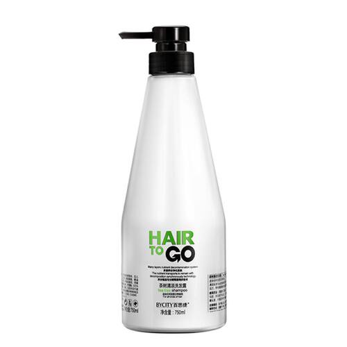 正品BYCITY百思捷唤醒洗发水茶树清凉洗发露HAIR TO GO去异味头油