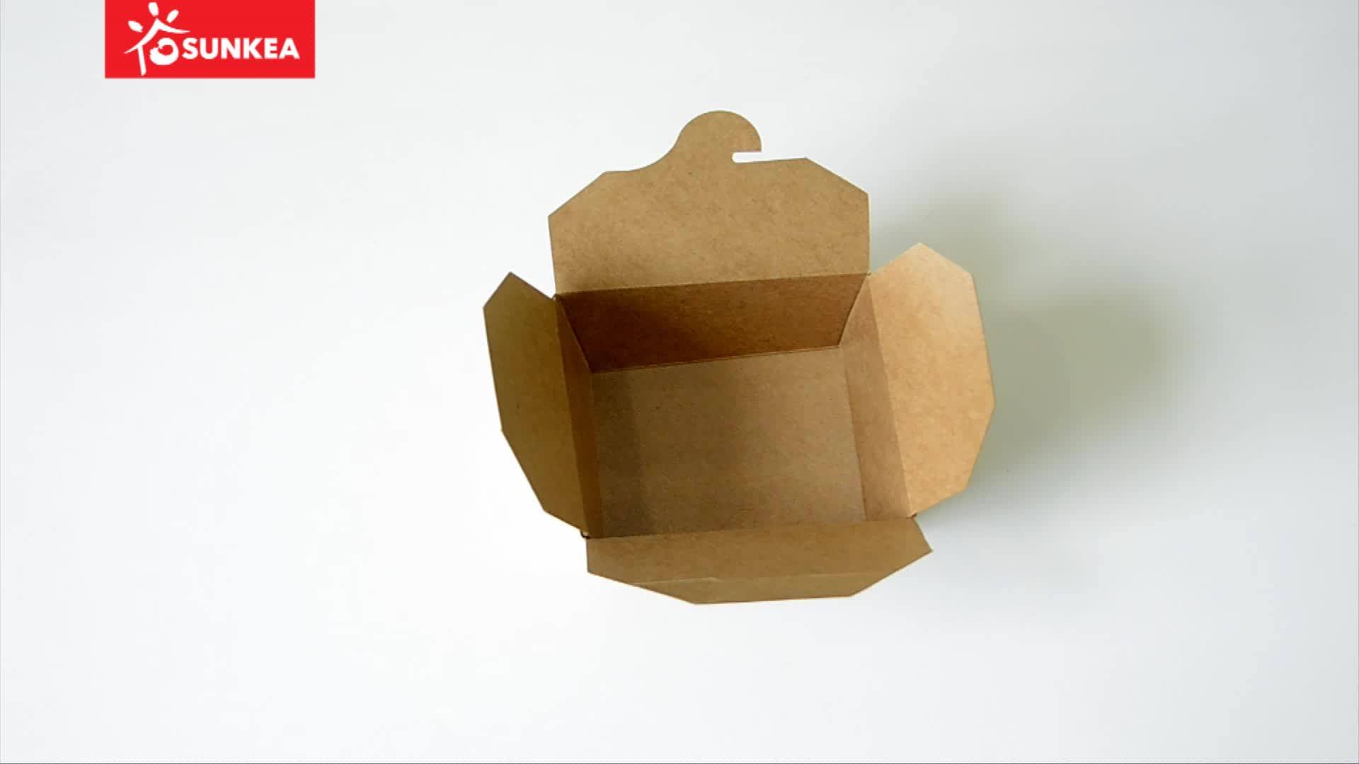 Disposable Custom Printed Kraft Paper Fast Food Packaging Buy Brown