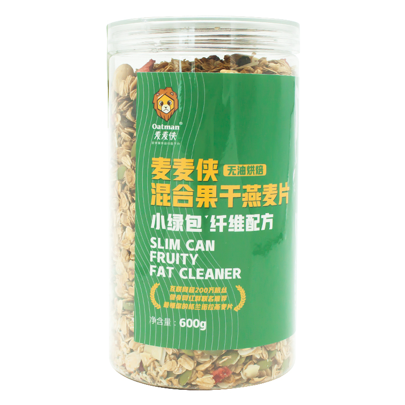 【麥麥俠】格蘭諾拉水果麥片堅果即食沖飲營養(yǎng)早餐代餐燕麥片580g