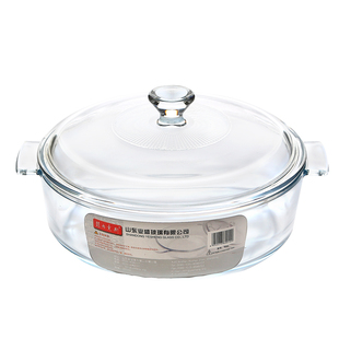 家用钢化玻璃碗透明碗带盖子耐热圆形玻璃碗泡面碗汤碗微波炉餐具