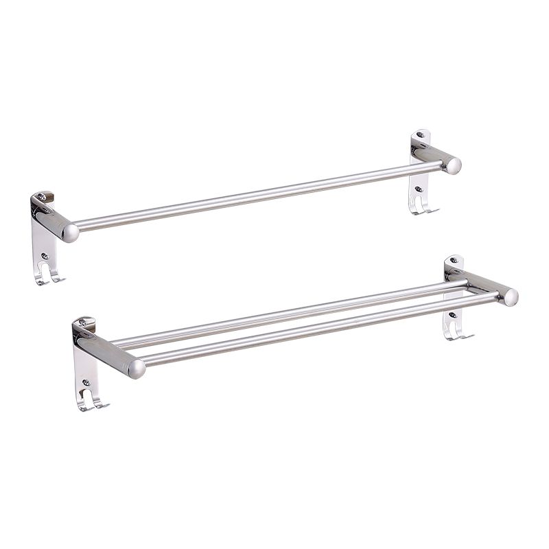 免打孔304不锈钢单杆双杆单层
