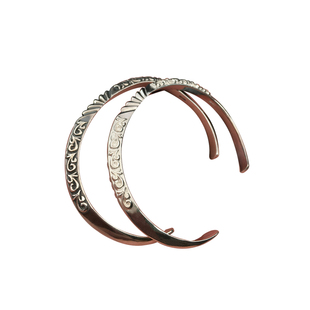 银创日本松井DearBlossom 唐草手镯开口男复古细版立体唐草手环女