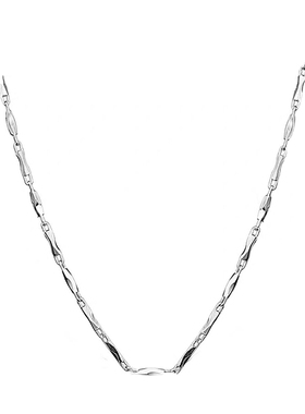 包邮99银项链足银元宝链情侣