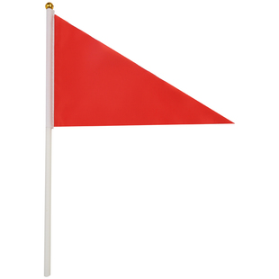 35*35cm信号旗船用水手指挥旗 红黄海军手挥旗语操表演早操旗