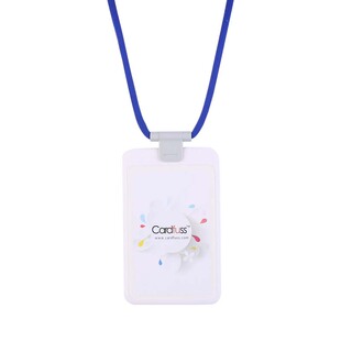 顶天深度防水工作证卡套员工厂牌双面透明工作牌工牌挂牌配卡夹扣圆绳挂绳参展证识别卡套挂脖门禁卡套胸牌绳