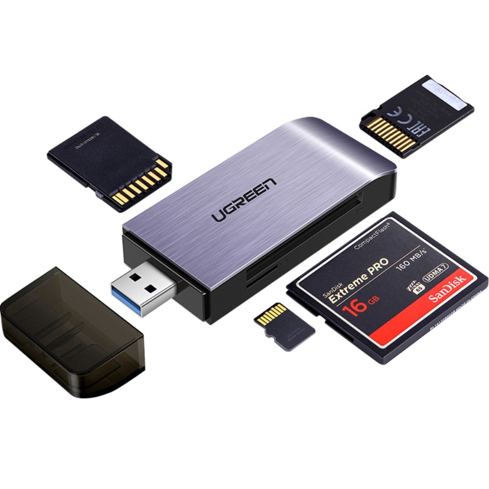 绿联USB3.0高速读卡器四合一