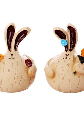 宜家田园风手工艺品树脂娃娃摆件