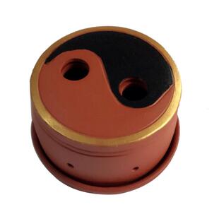 问道堂精品手工宜兴紫砂艾灸罐艾灸炉大中小号小儿推拿专用温灸器