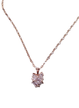 钛钢幸运星闪钻锁骨链网红同款