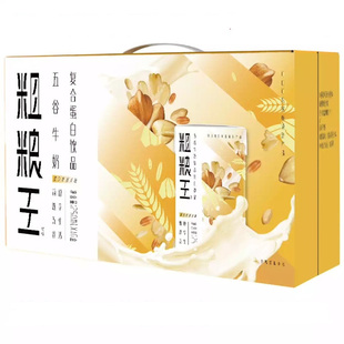 可口可乐粗粮王抹茶绿豆谷物浓浆饮料1L*6盒大瓶代餐饮品原中绿