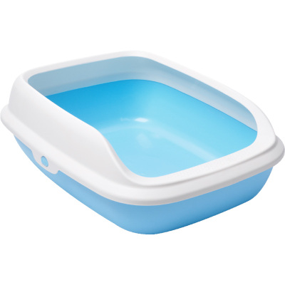 TOMCAT猫砂盆开放式猫厕所大中小号 成猫幼猫半封闭式猫便盆屎盆