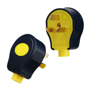 奥格310就有接线插头可拆卸式接线插头10A 2000W三脚免焊接插头