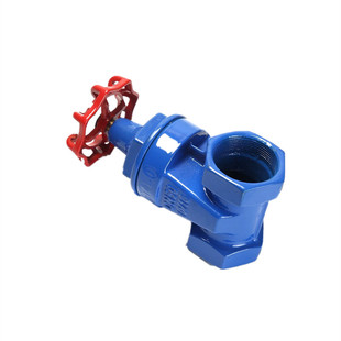 闸阀Z15X丝扣软密封铁内螺纹自来水表消防表暖气铜闸阀PPR6分DN25