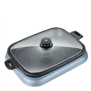 麦饭石烤鱼盘重庆纸包鱼锅泰烧电烤炉烤鱼炉鱼酷神龙翻蜀江烤鱼锅