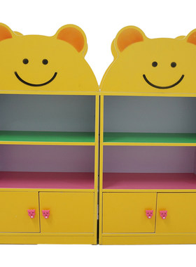 幼儿园多用储物防火板玩具柜
