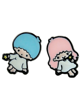 Aliyastore卡通双子星合金耳钉
