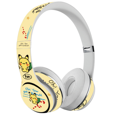 适用于beatssolopro贴纸3M磨砂质感solo3/4定制studio耳机贴膜