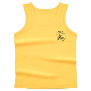 2022男女童纯棉宝宝护肚本命年红色儿童背心闰月黄色内穿a类无骨