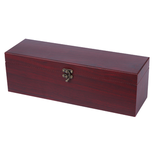 高档红酒盒单支木盒子葡萄酒盒礼盒拉菲盒酒具套装四件套定做